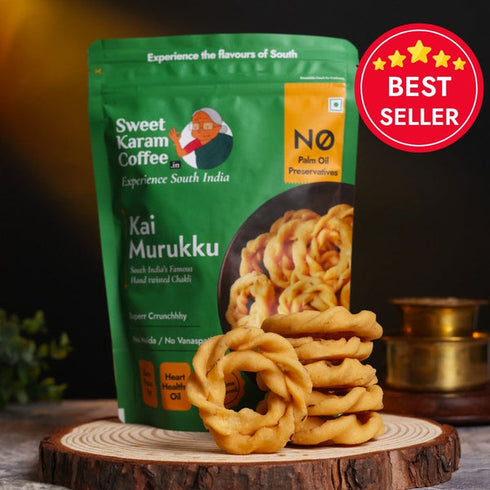 Sweet Karam Coffee Kai Murukku Chakli